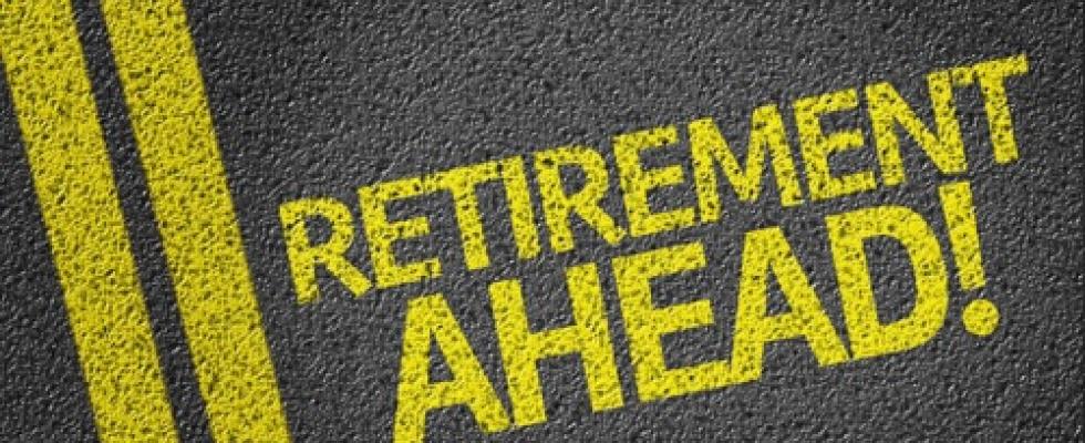 retirement ahead sign