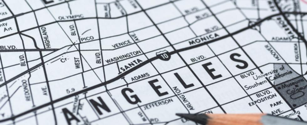 Los Angeles map