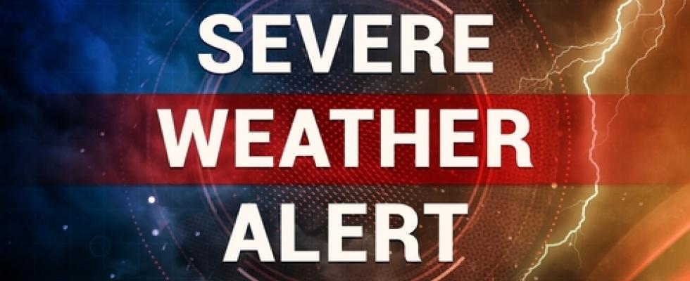 severe weather alert