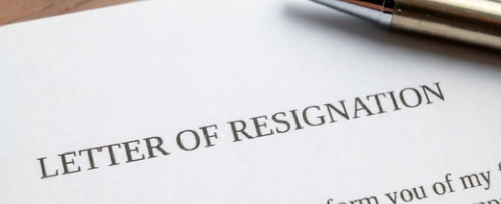 resignation letter