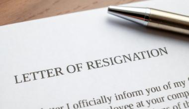 resignation letter