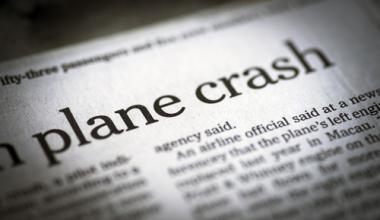 plane crash newspaper story