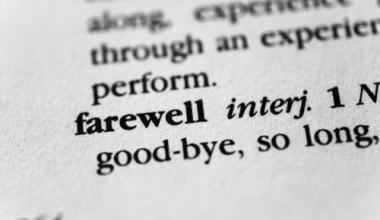 farewell